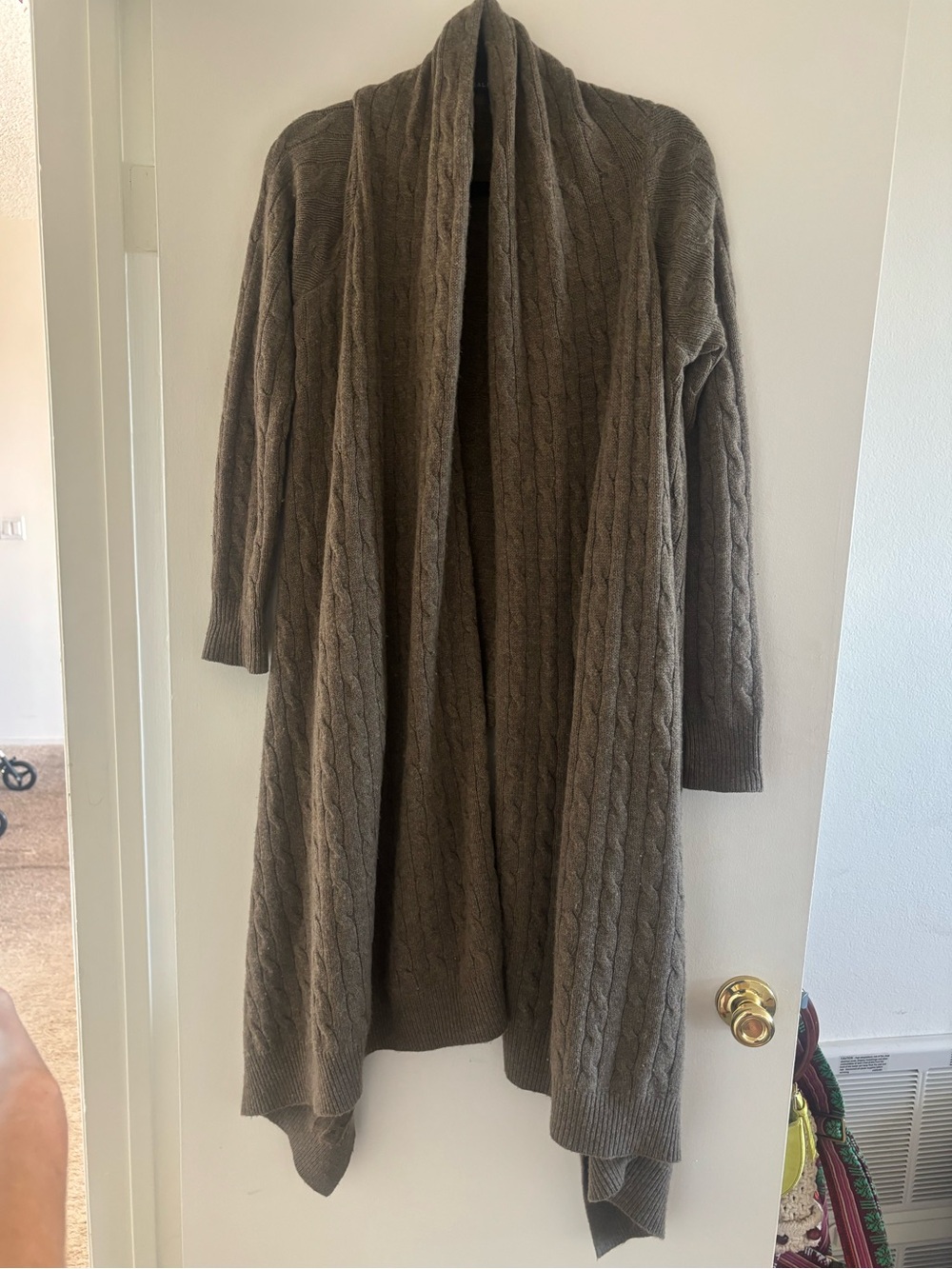 Ralph Lauren Wool/cashmere blend cable knit cardigan